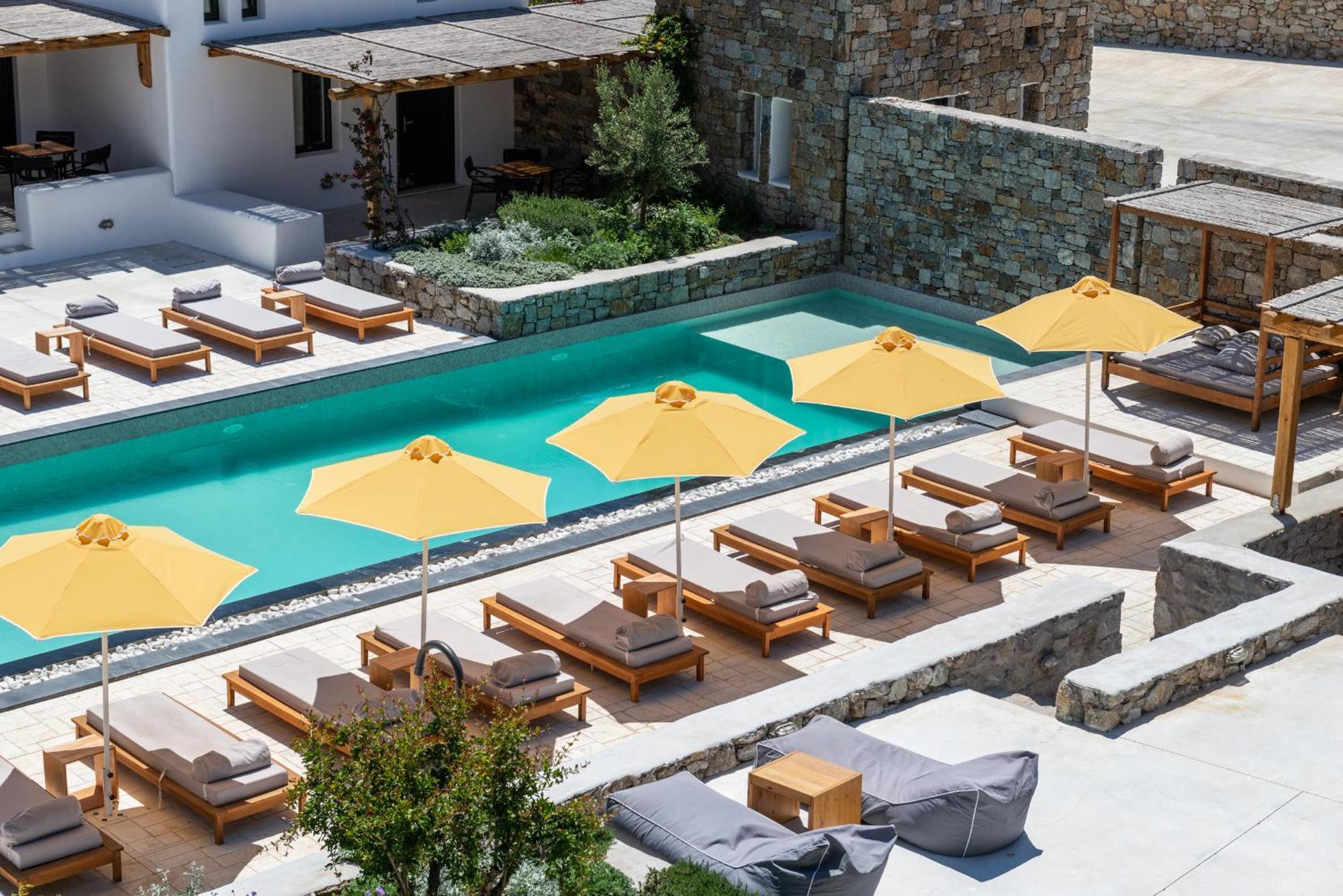 Mykonos Drops Hotel Platys Gialos  Ngoại thất bức ảnh